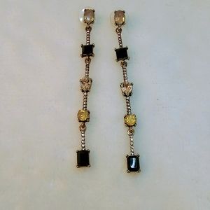 Long post earrings